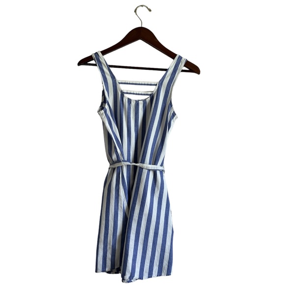 Urban Outfitters Lark & Wolff Striped Blue Dress XS - Picture 3 of 9